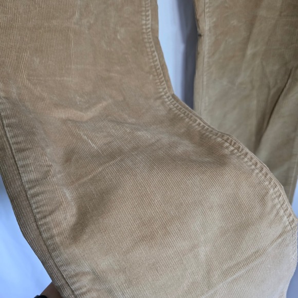 Eddie Bauer Womens Tan Corduroy Pants Natural Fit Straight Leg Khaki Size 28x31 - Picture 3 of 8